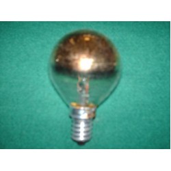 Decorative lamp top mirrored 230V 40W E14 gold