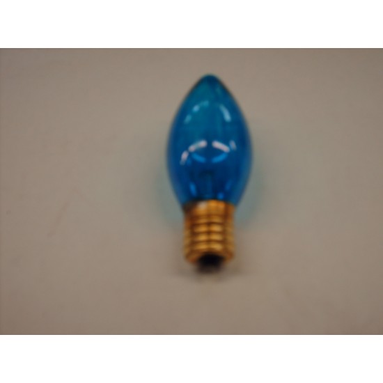 Decorative candle lamp 220V 7W E17 blue